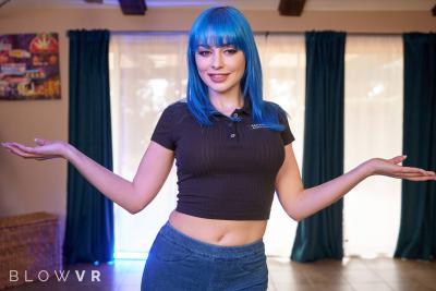 Sloppy Blowjob with Jewelz Blu, and Leana Lovings 8k vr porn scene