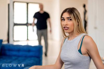 Petting Blowjob with Delilah Day 4k vr sex video